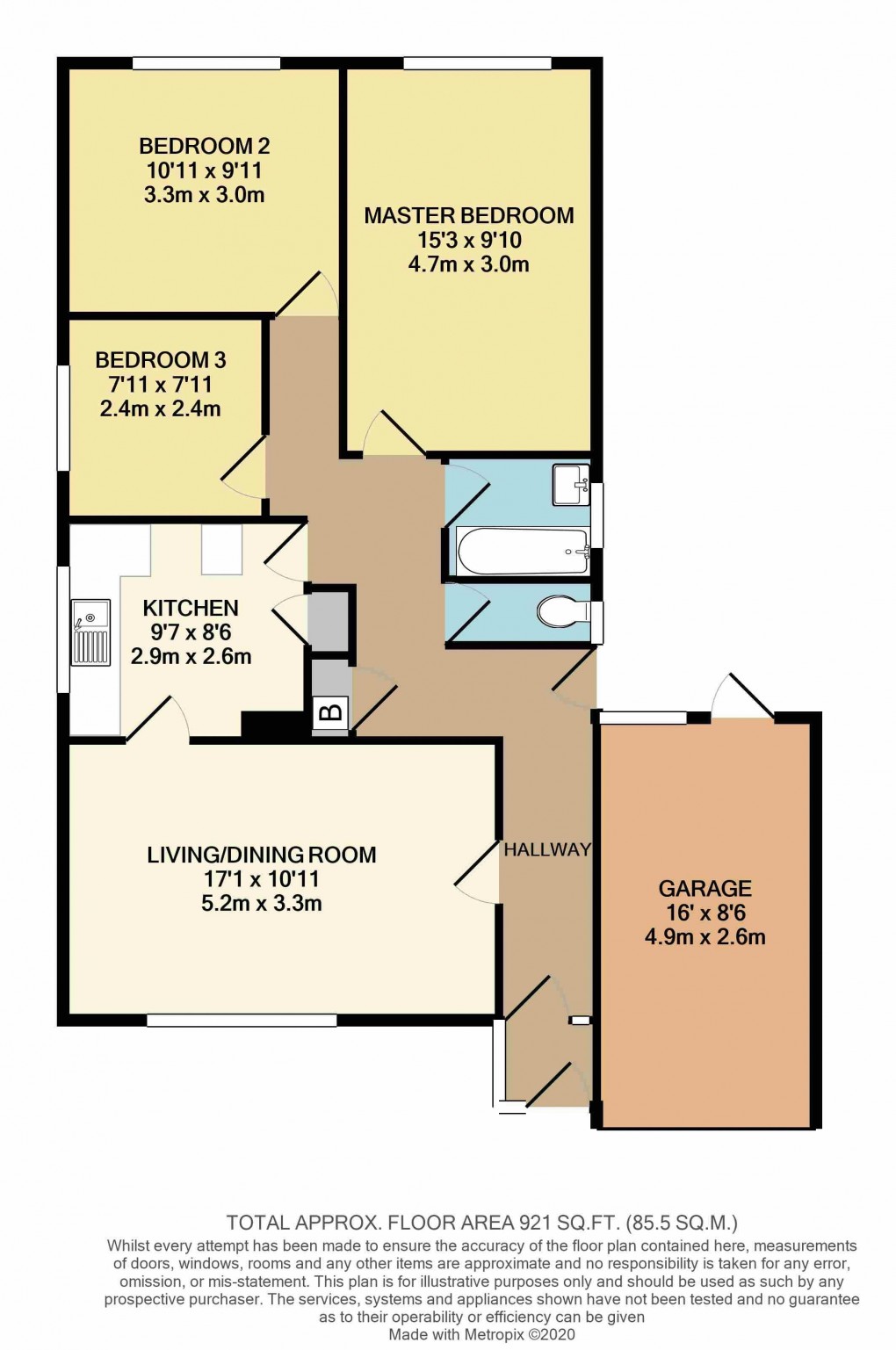 Floorplan for Scalwell Mead, Seaton