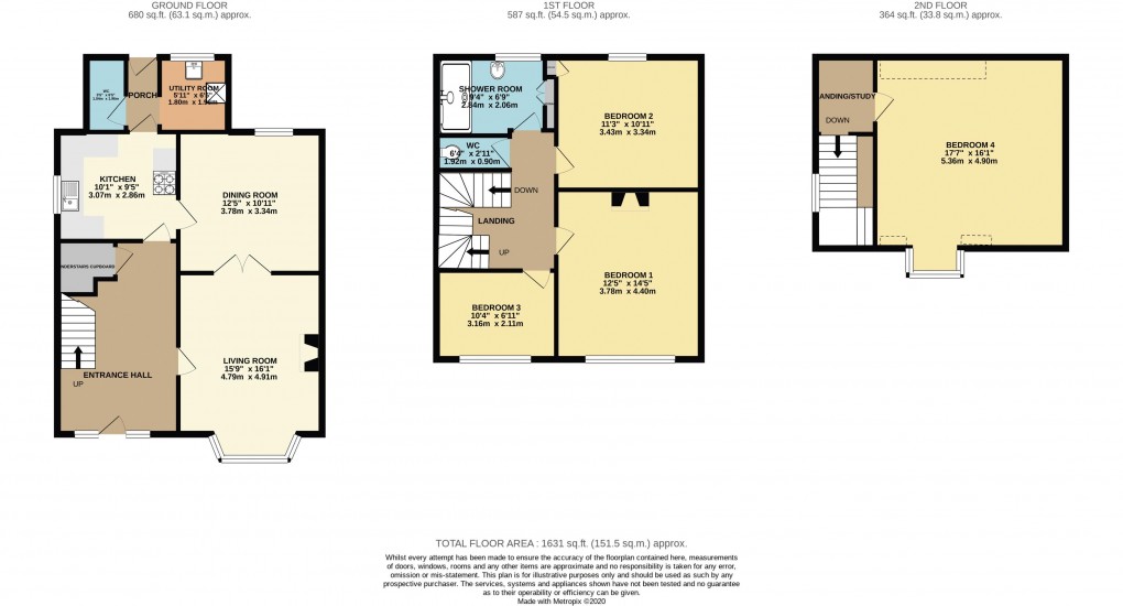 Floorplan for Fortfield, Seaton