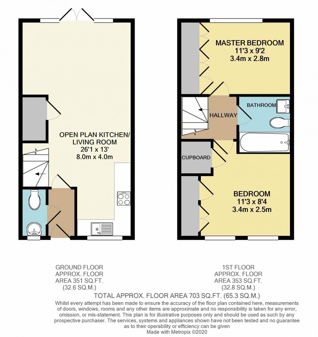 Floorplan for Shearwater Way, Seaton