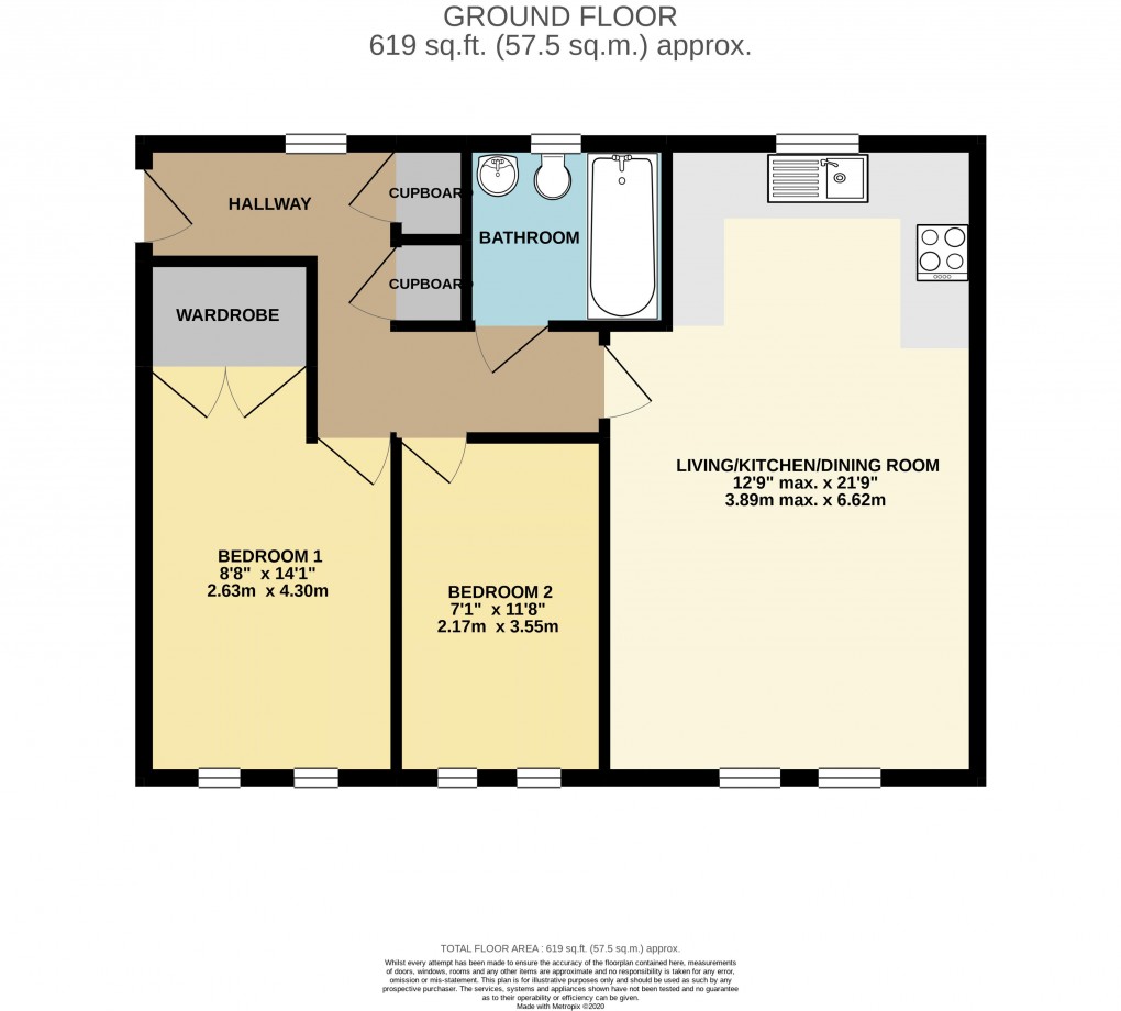 Floorplan for Shearwater Way, Seaton