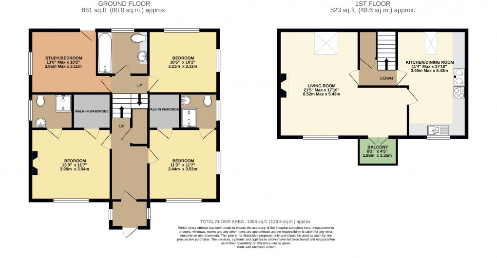 Floorplan for Stepps Lane Axmouth