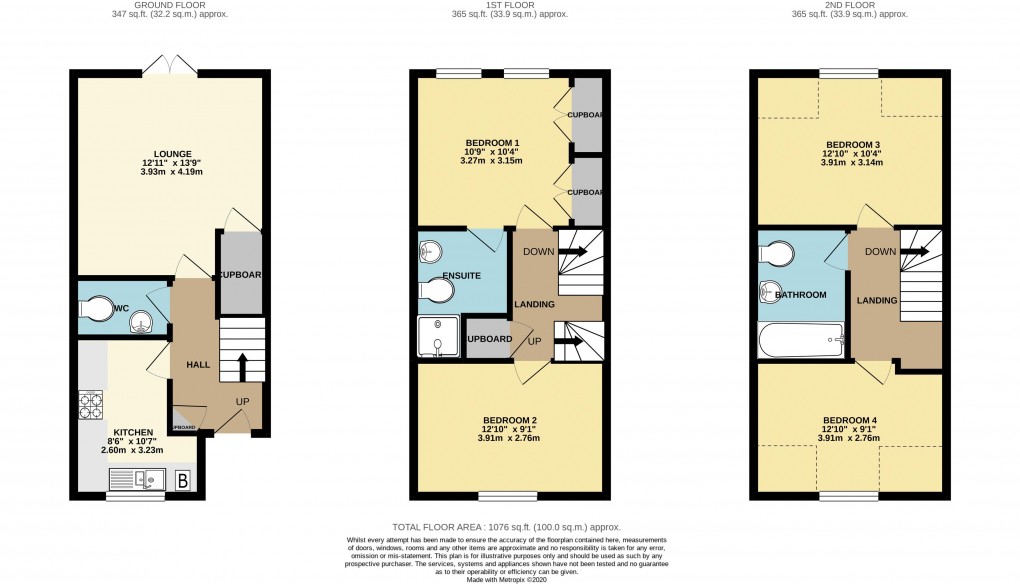 Floorplan for Harbour Road, Seaton