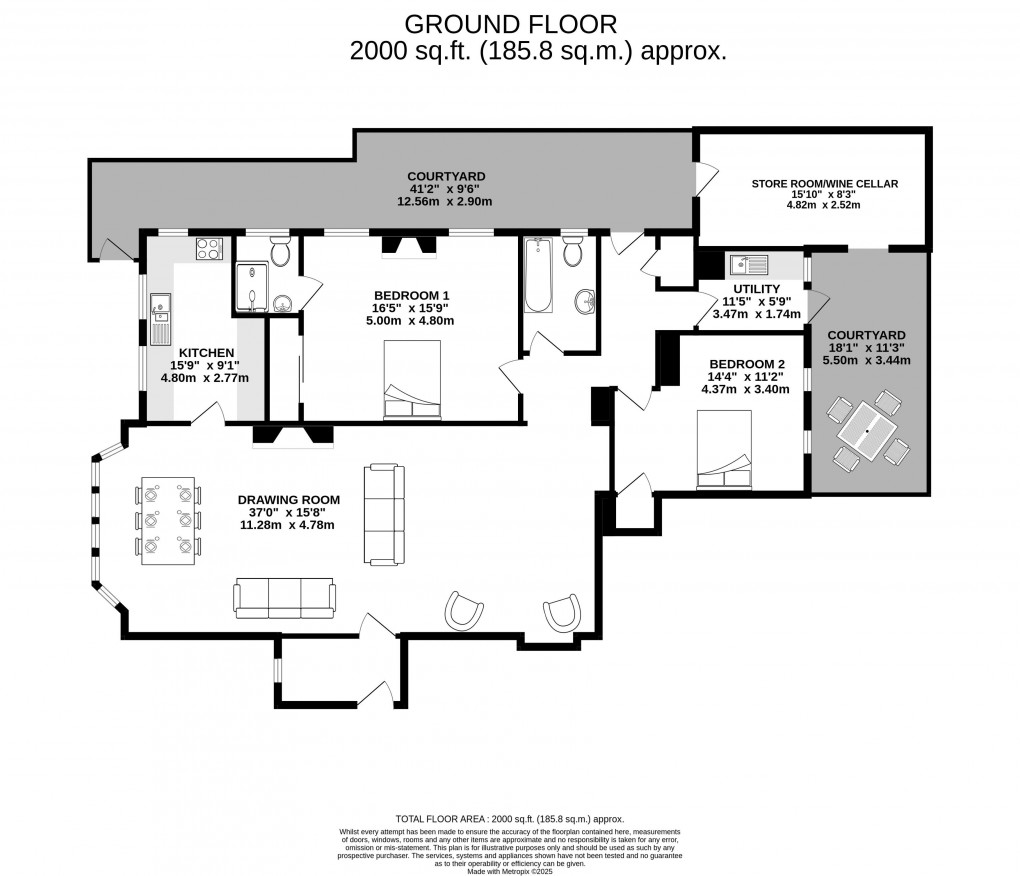Floorplan for Sidmouth Road, Lyme Regis