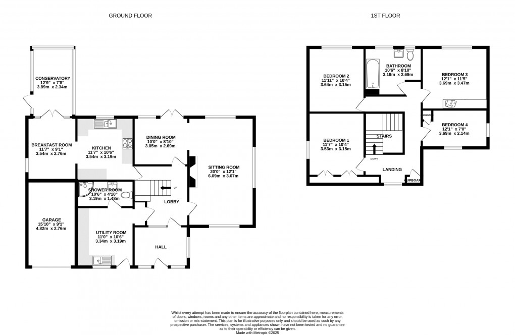 Floorplan for Upper Westhill Road, Lyme Regis