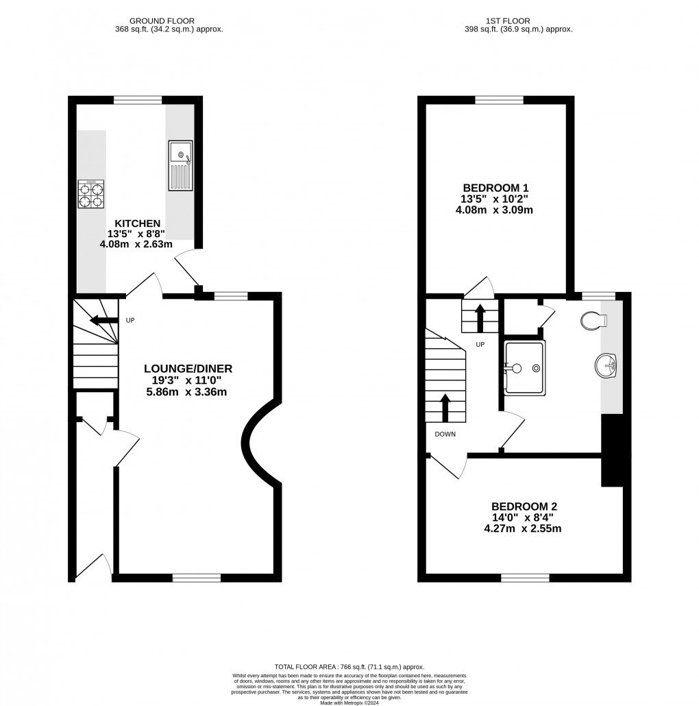 Floorplan for Sherborne Lane, Lyme Regis