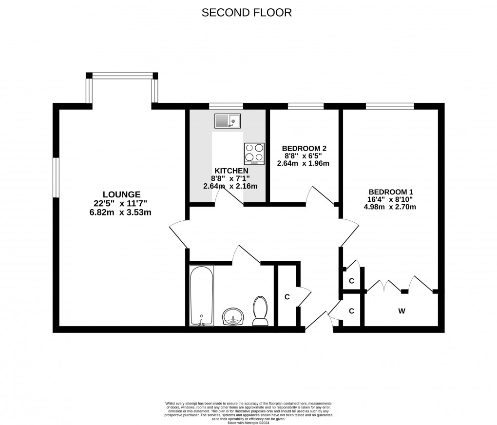 Floorplan for Anning Road, Lyme Regis