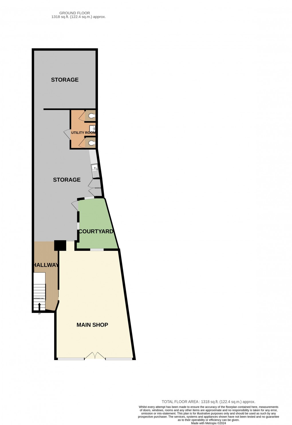 Floorplan for Marine Place, Seaton