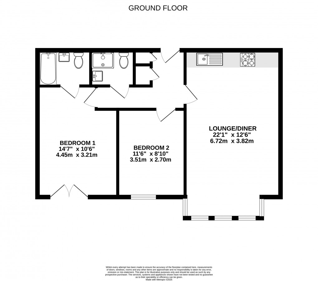 Floorplan for Broad Street, Lyme Regis
