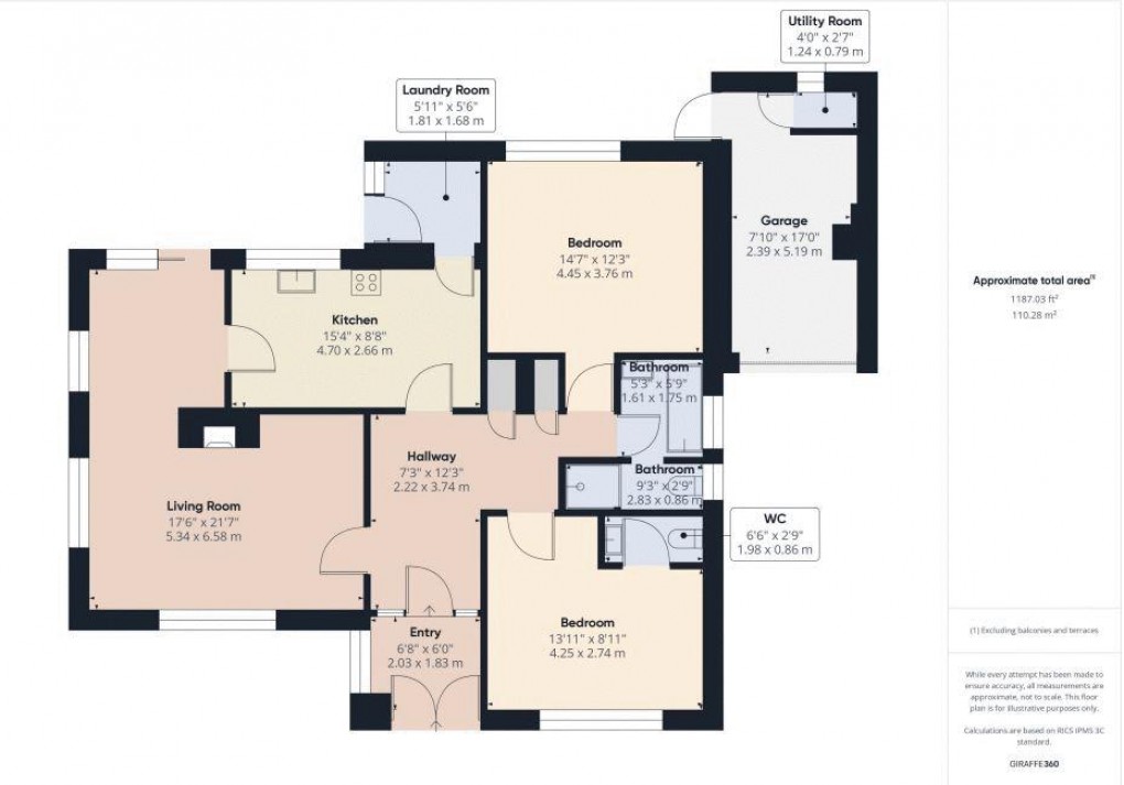 Floorplan for School Lane, Wooton Fitzpaine