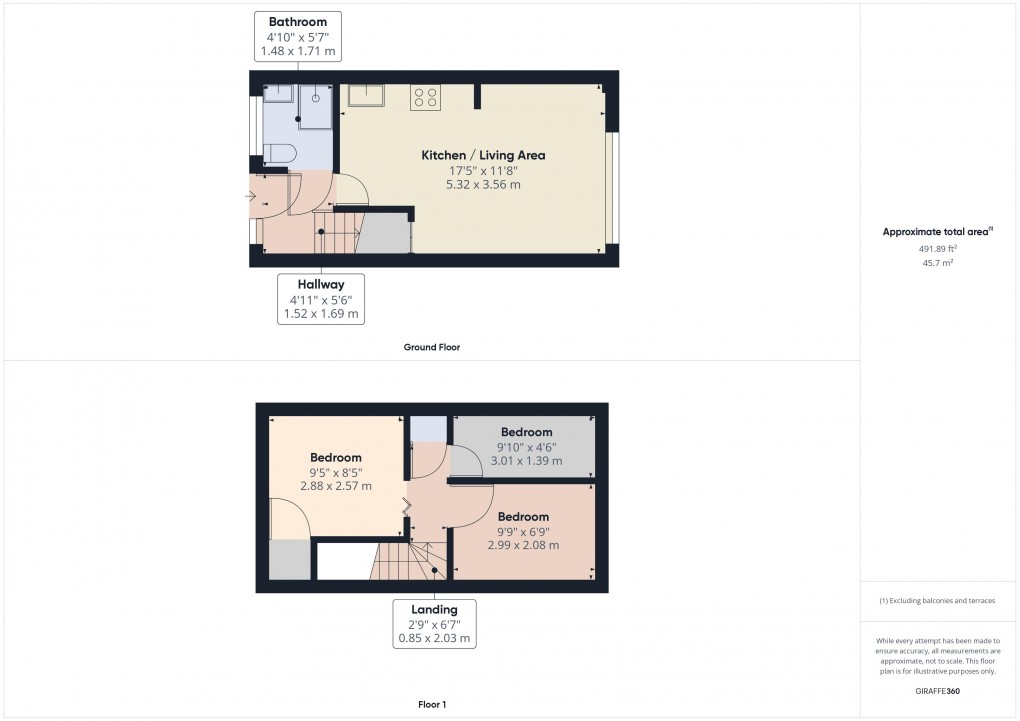 Floorplan for Fernhill, Charmouth