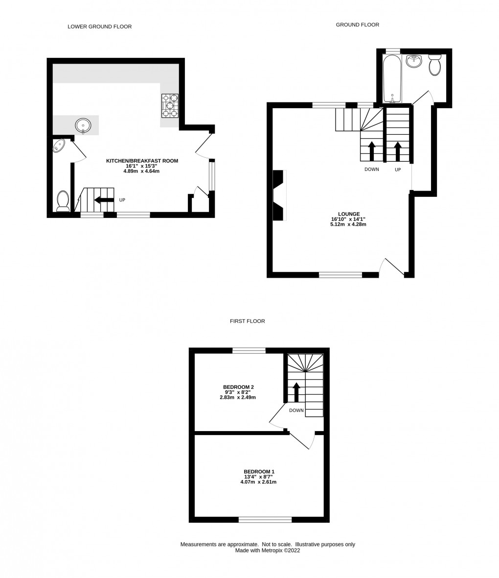 Floorplan for Coombe Street, Lyme Regis
