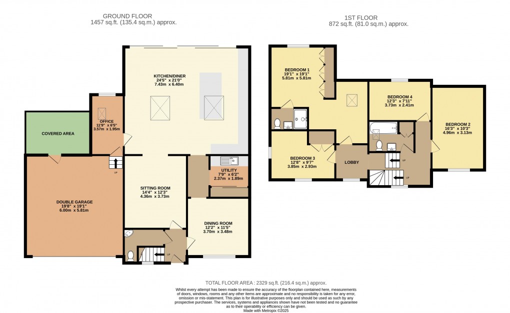 Floorplan for School Lane, Rousdon