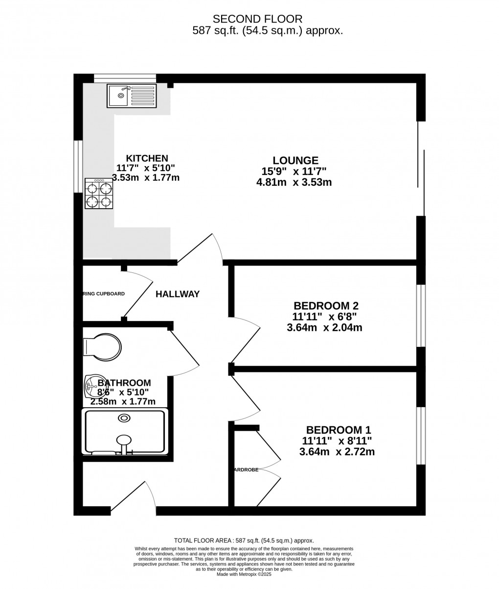 Floorplan for Anning Road, Lyme Regis