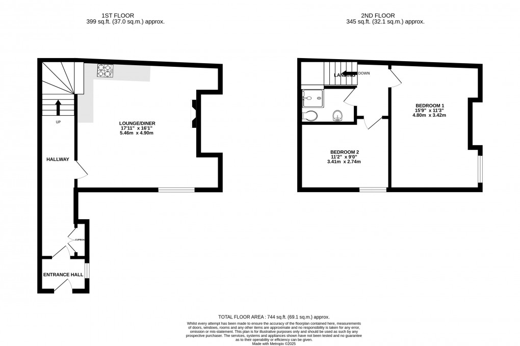 Floorplan for Coombe Street, Lyme Regis