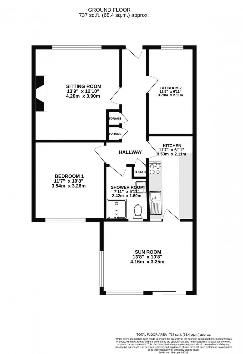 Floorplan for Fairfield Park, Lyme Regis