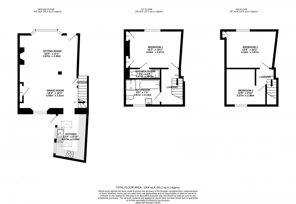 Floorplan for Monmouth Street, Lyme Regis