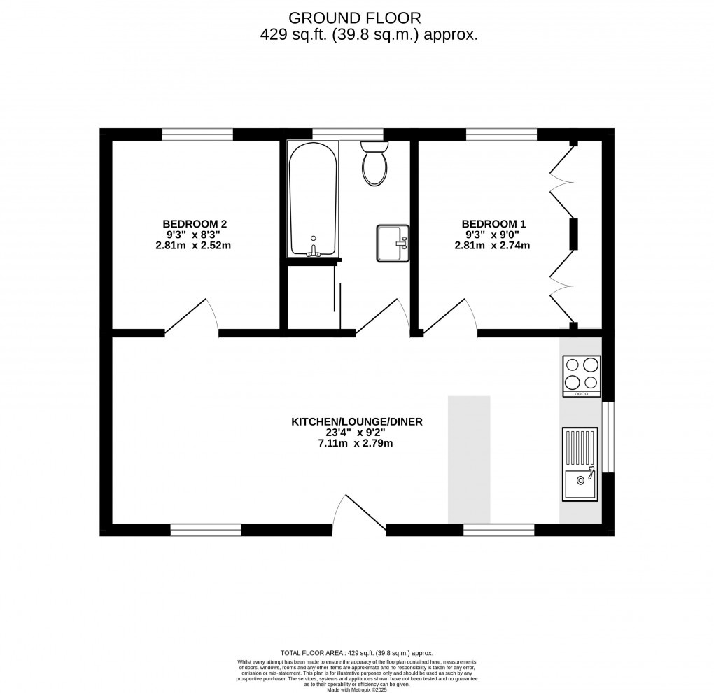 Floorplan for Fernhill, Charmouth