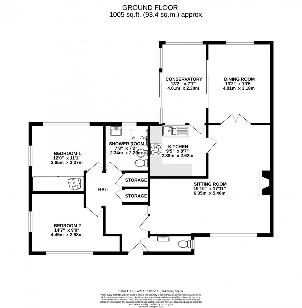 Floorplan for Haye Close, Lyme Regis
