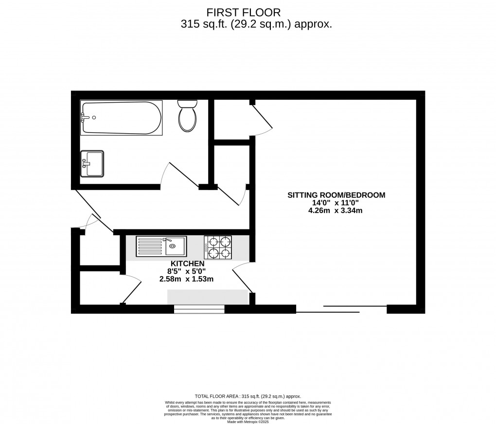 Floorplan for Clappentail Lane, Lyme Regis