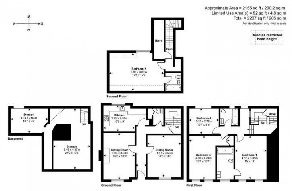 Floorplan for Church Street, Lyme Regis