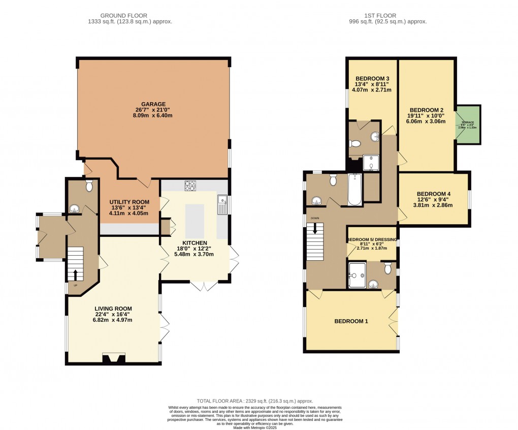 Floorplan for Harcombe Road, Raymonds Hill