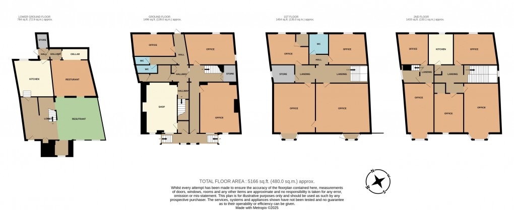 Floorplan for Broad Street, Lyme Regis