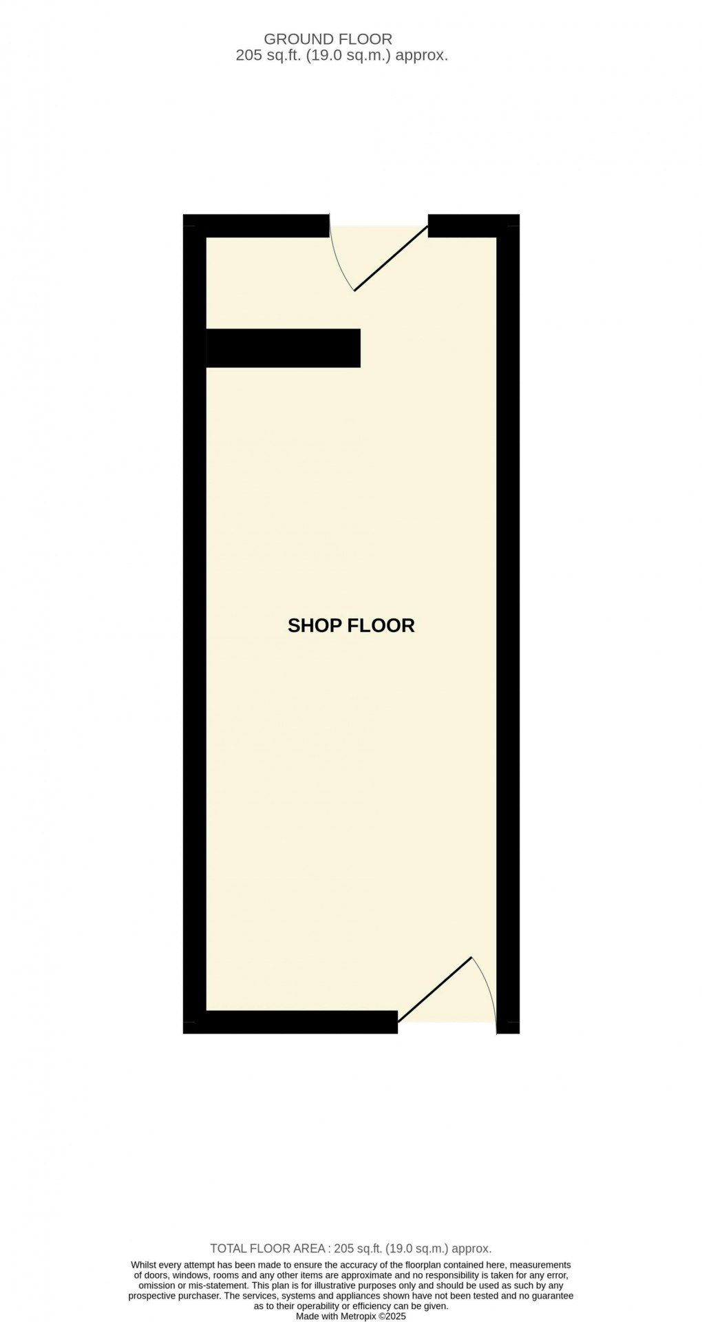 Floorplan for Broad Street, Lyme Regis