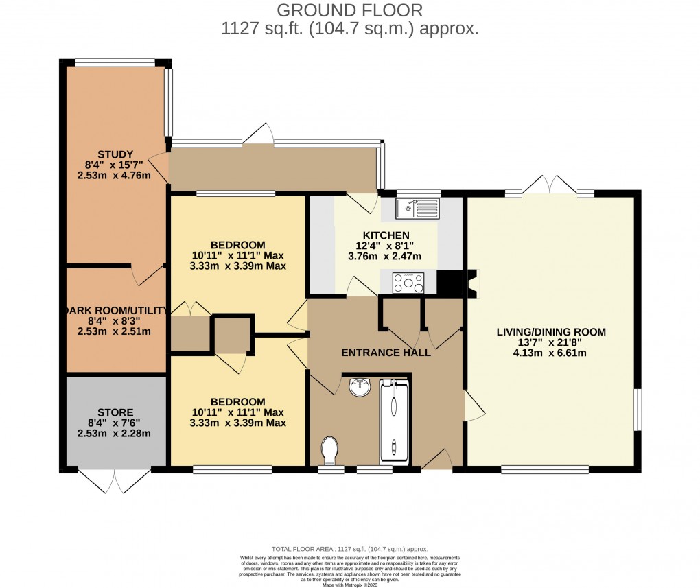 Floorplan for Durley Road, Seaton