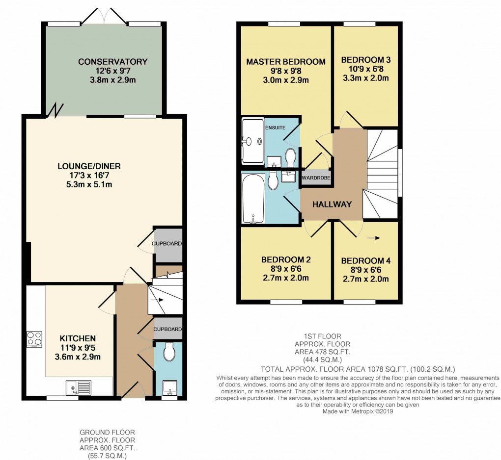 Floorplan for Mabry Way, Seaton
