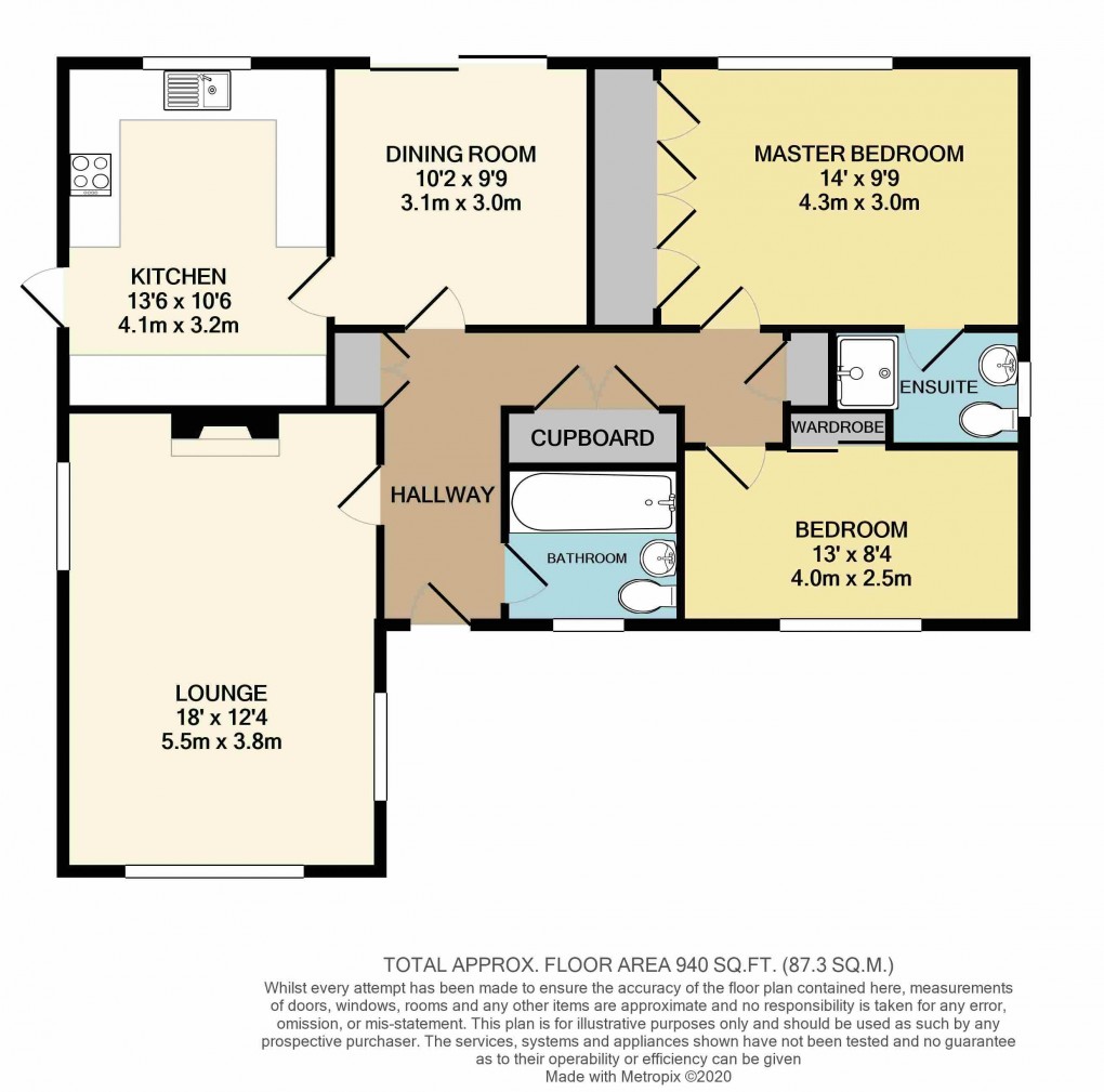 Floorplan for Prince Charles Way, Seaton