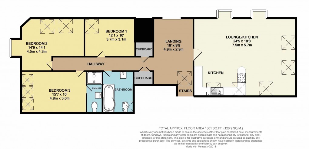 Floorplan for Ocean View, Marine Place, Seaton, Devon