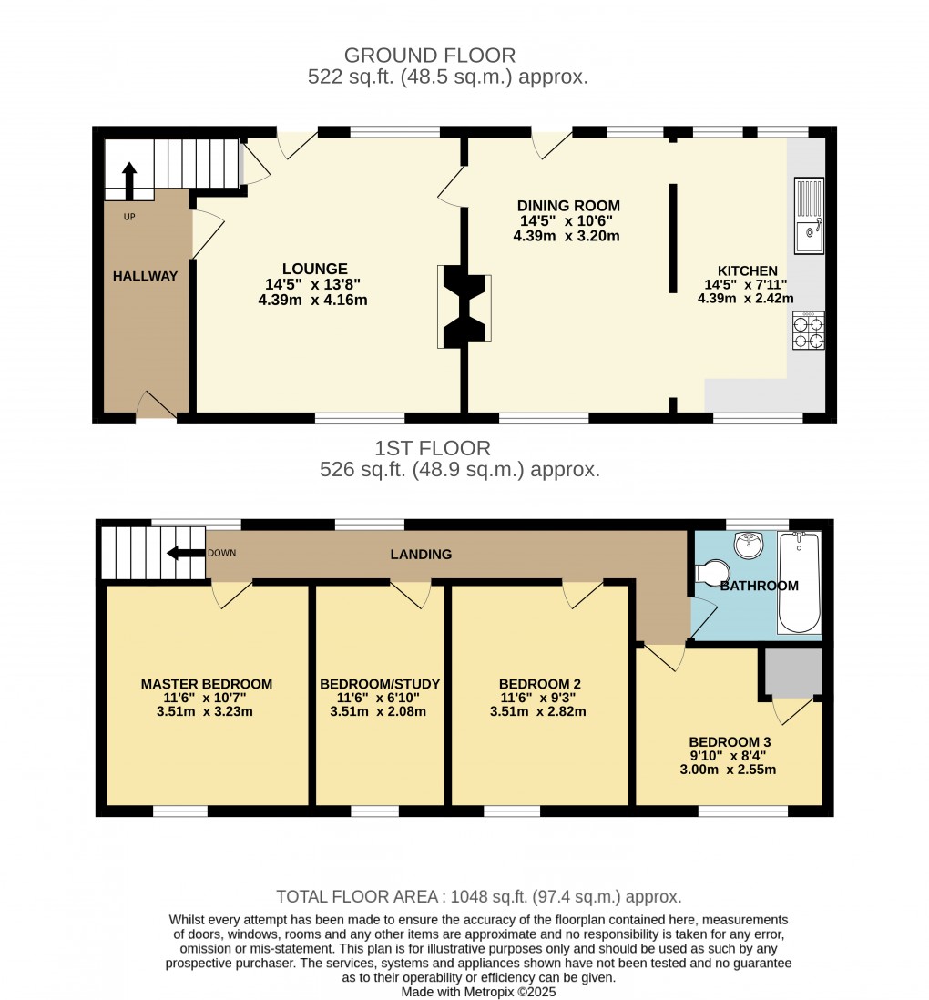 Floorplan for Uplyme, Devon