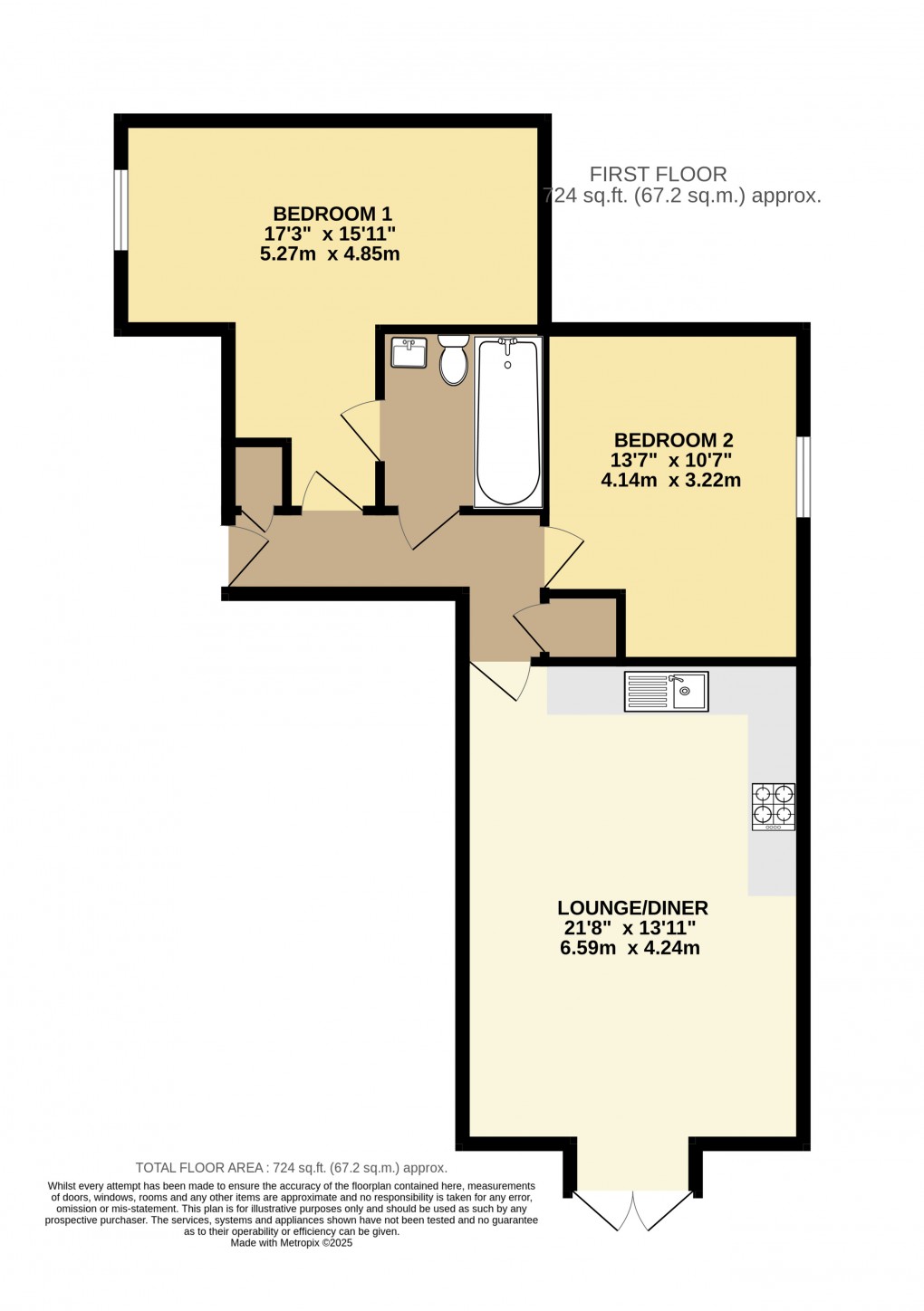 Floorplan for Lyme Regis, Dorset