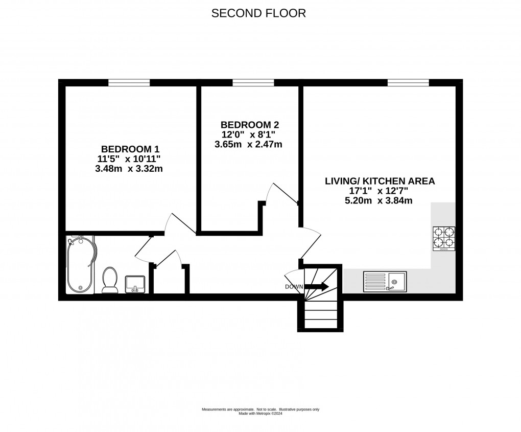 Floorplan for Lyme Regis, Dorset