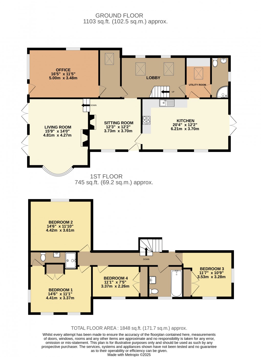 Floorplan for Lyme Regis, Dorset
