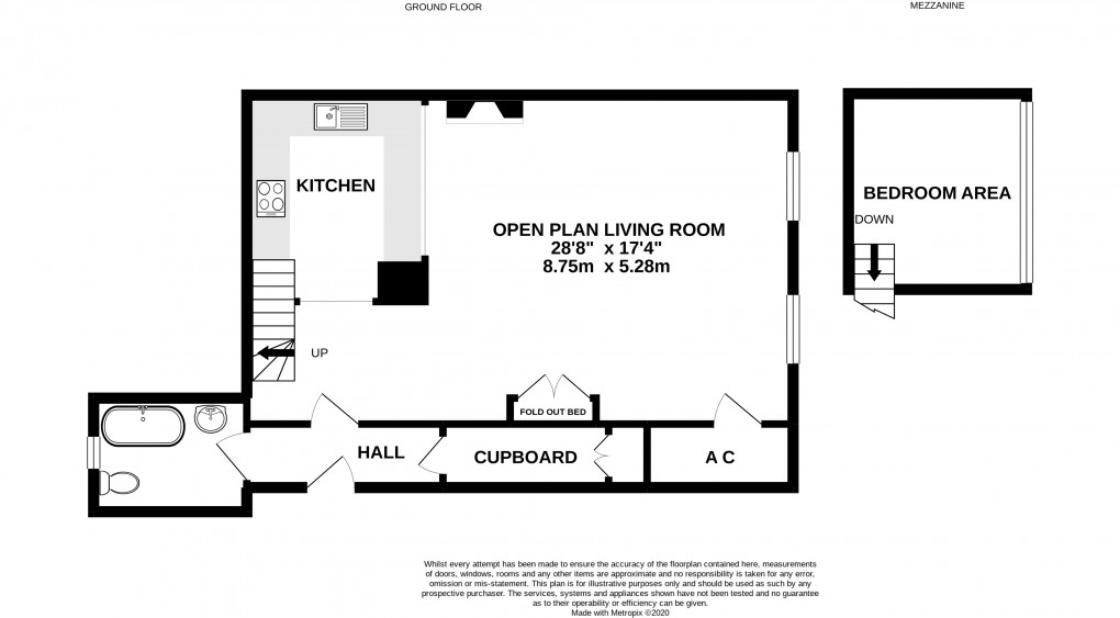 Floorplan for Lyme Regis, Dorset