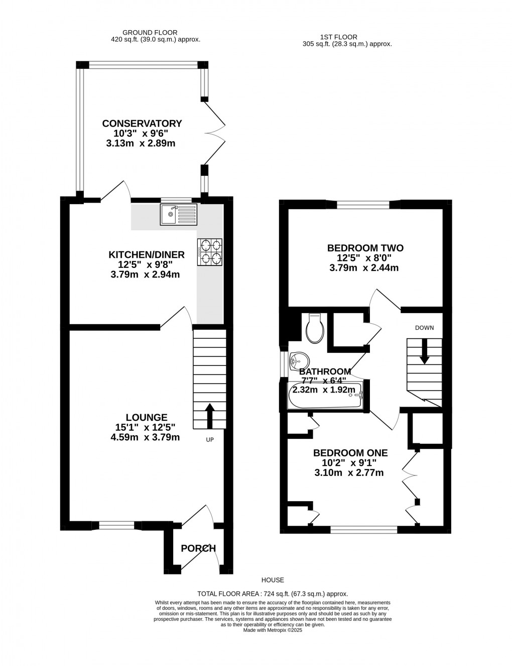 Floorplan for Lyme Regis, Dorset