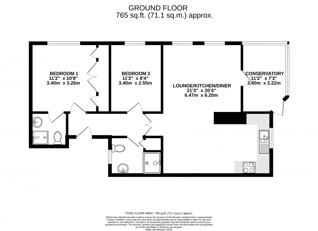 Floorplan for Uplyme, Lyme Regis, Dorset