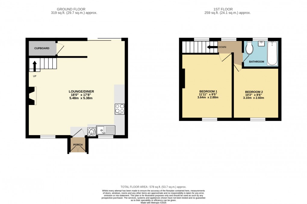 Floorplan for Uplyme, Devon