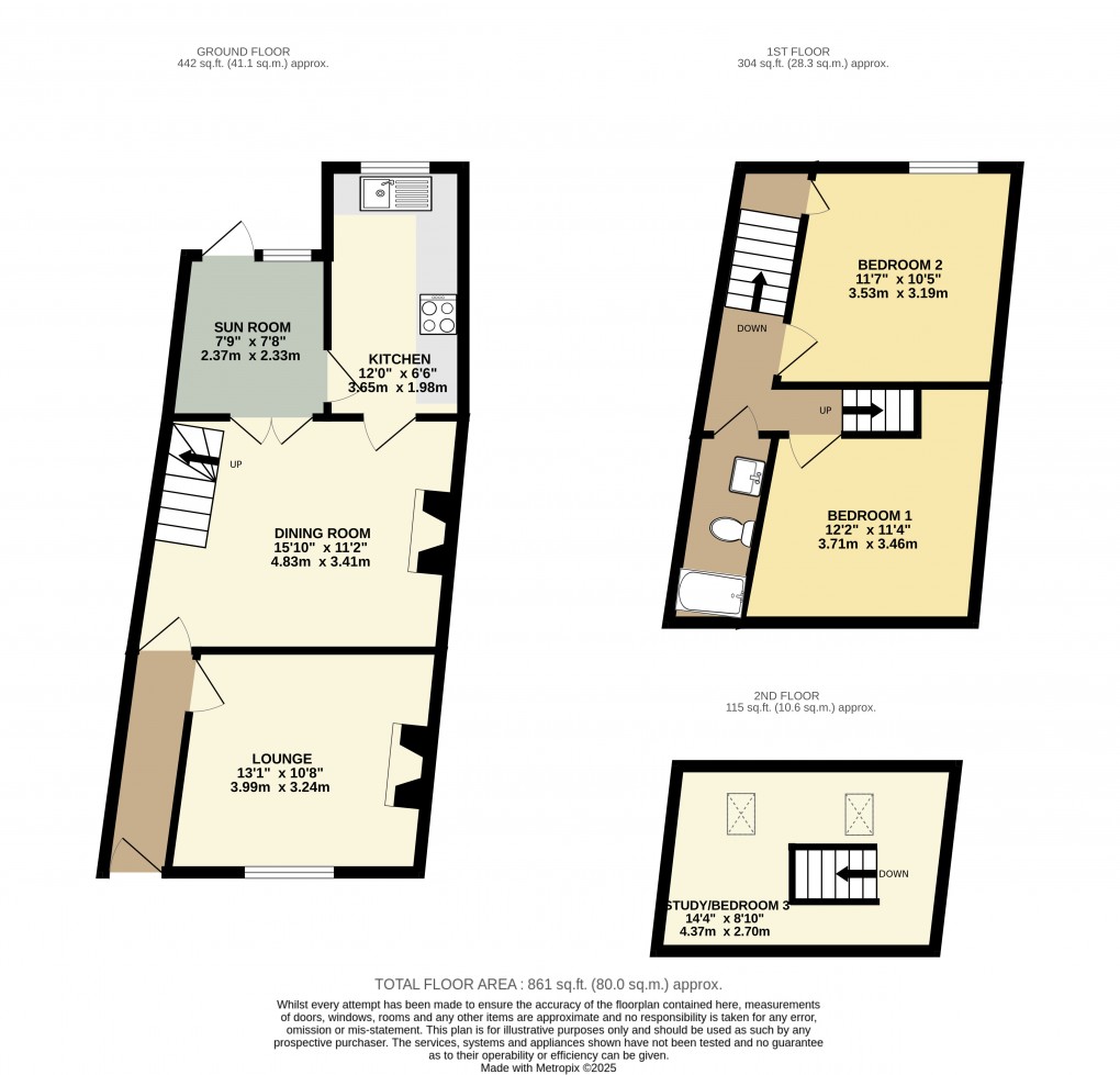 Floorplan for Lyme Regis, Dorset