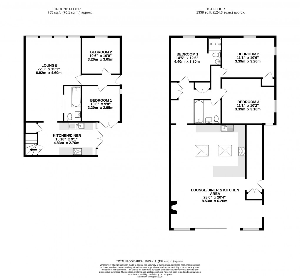 Floorplan for Uplyme, Devon