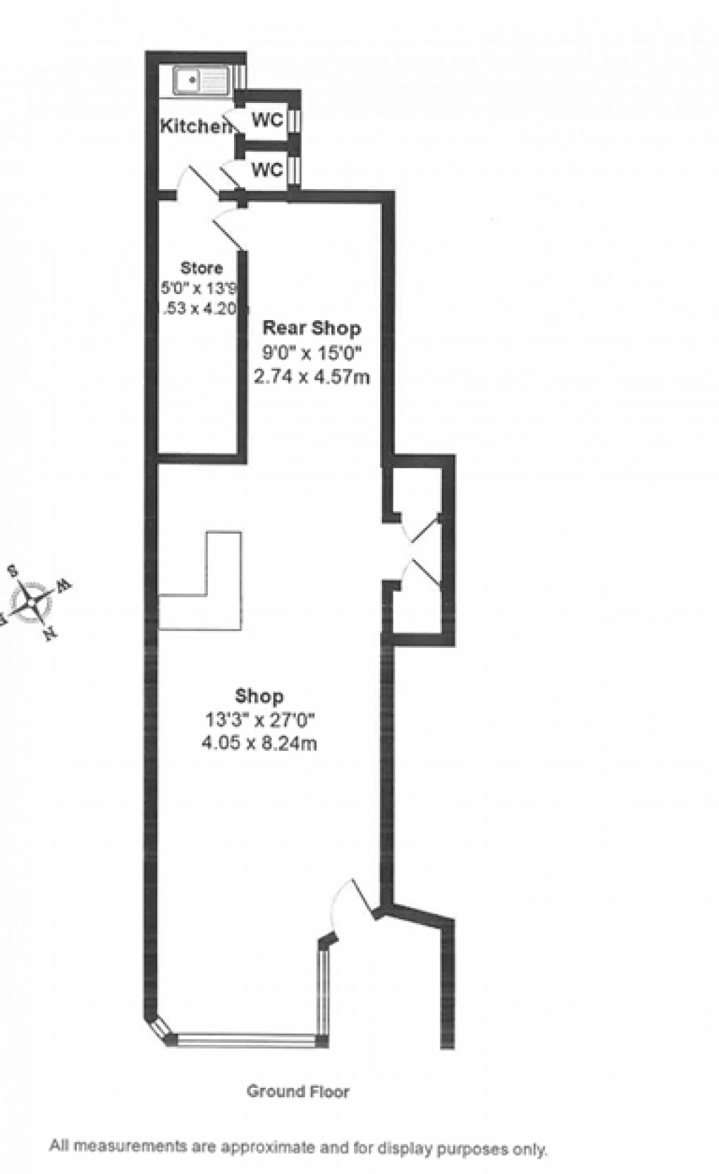 Floorplan for Broad Street, Lyme Regis