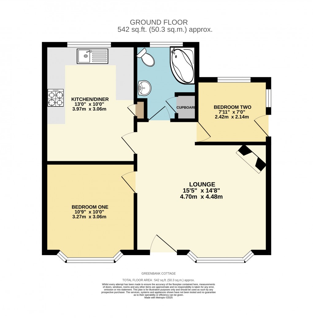 Floorplan for Venlake Lane, Uplyme, Devon
