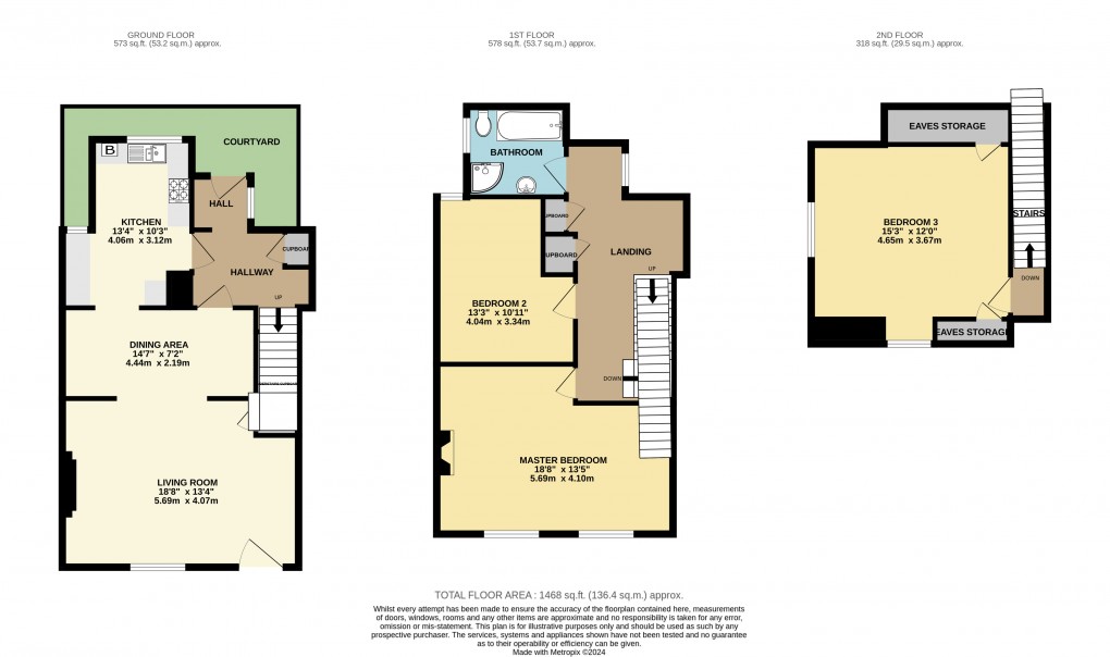 Floorplan for Seaton, Devon