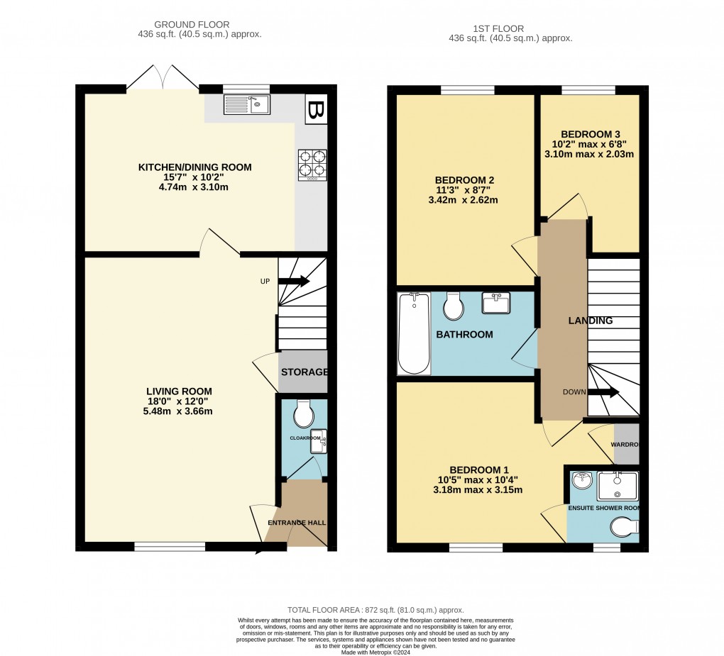Floorplan for Shearwater Way, Seaton