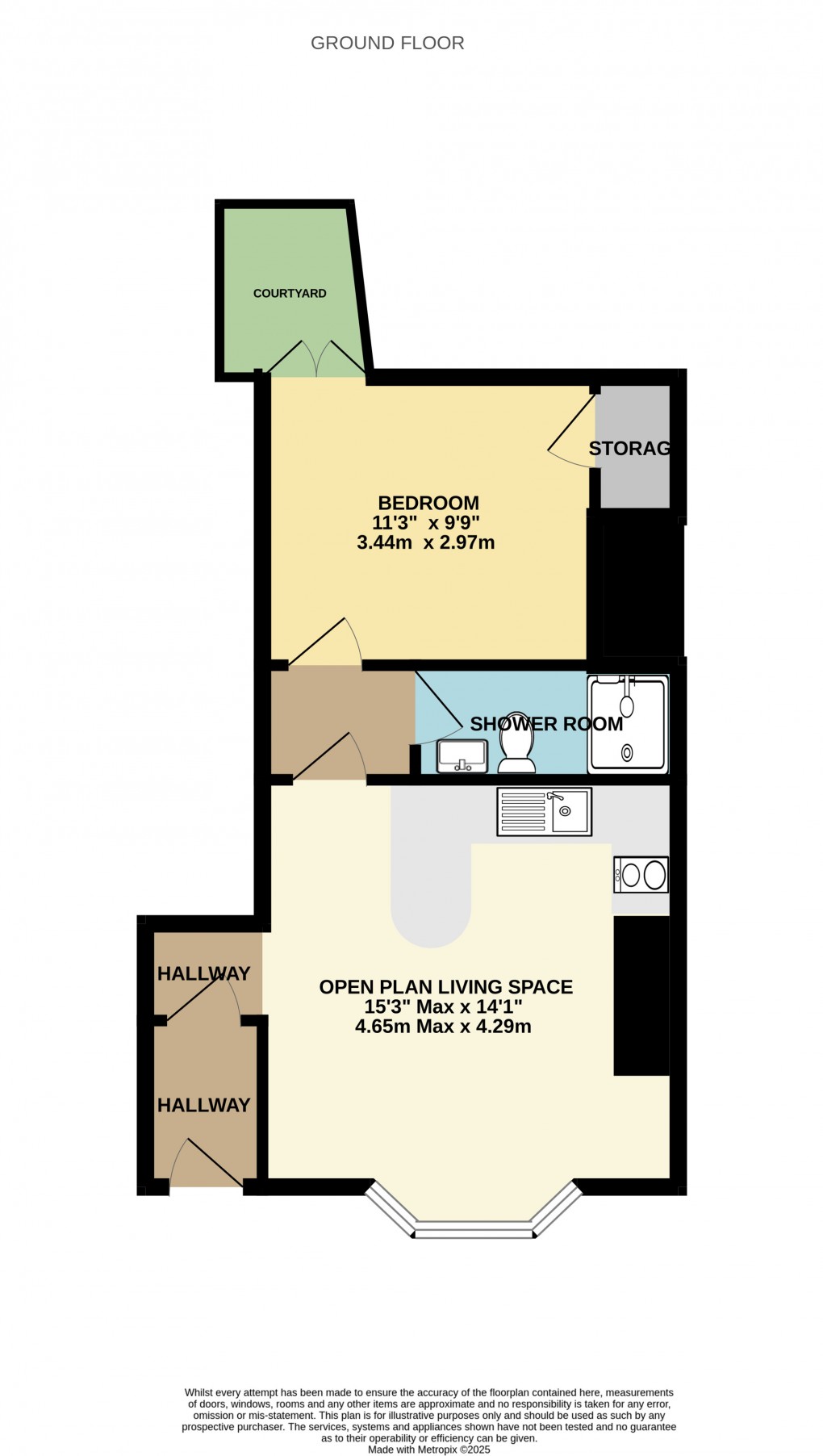 Floorplan for Beer, Devon