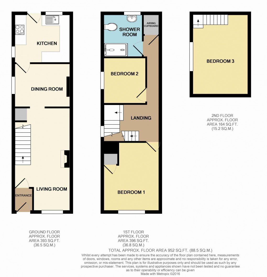 Floorplan for Colyford, Colton