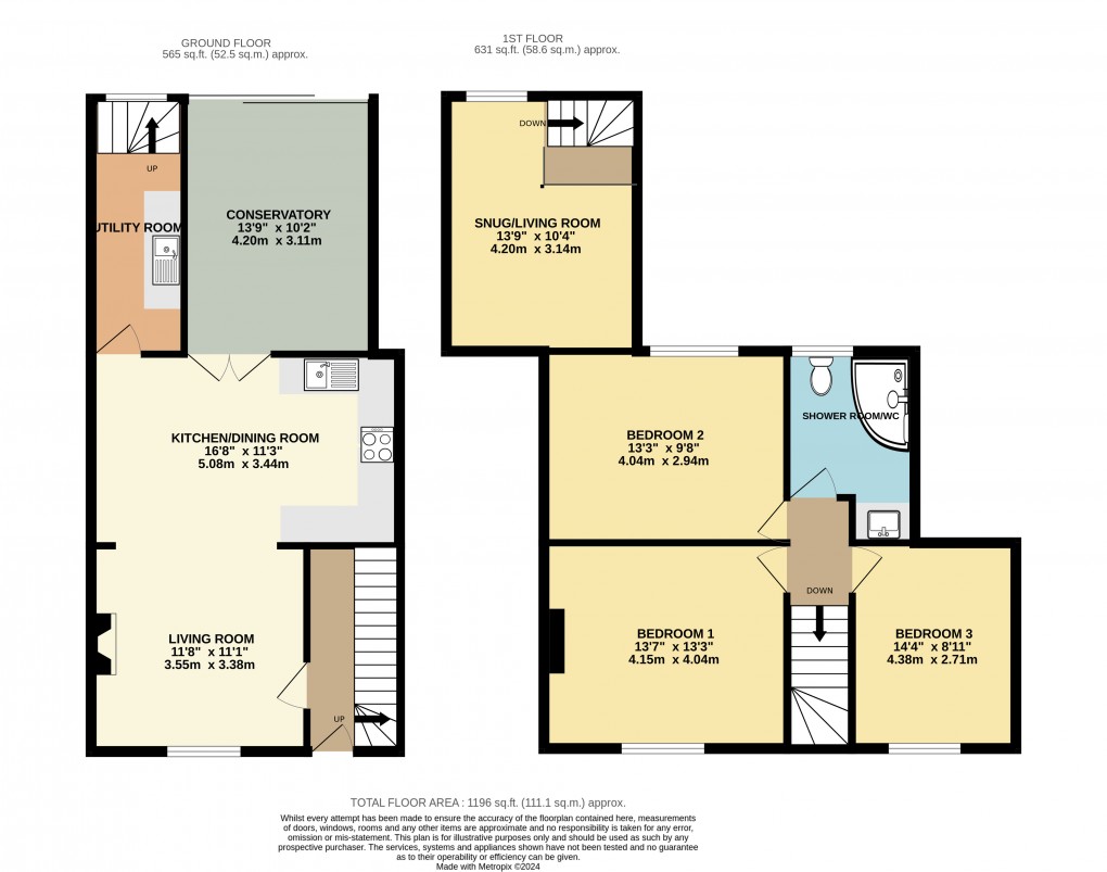 Floorplan for Seaton, Devon