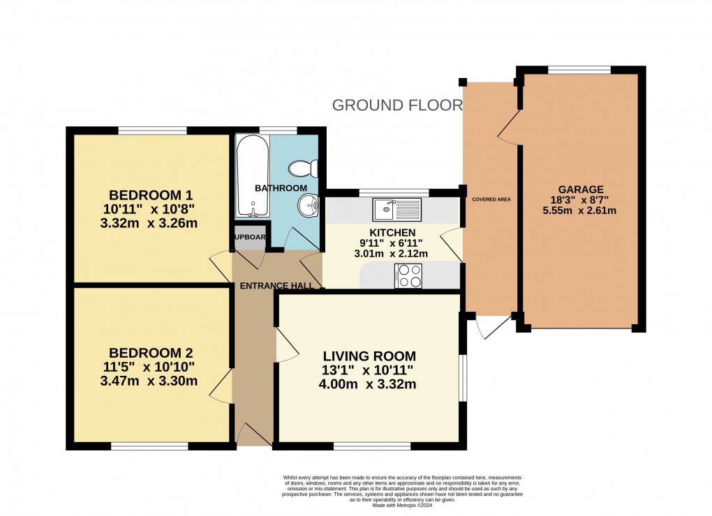 Floorplan for Marlborough Close, Musbury, Devon