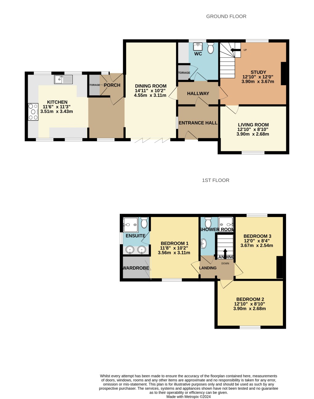 Floorplan for Squire Lane, Axmouth